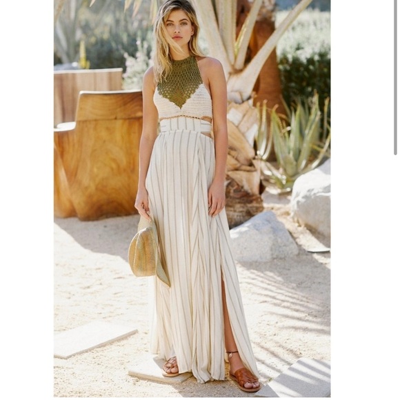 Free People Dresses & Skirts - Free People Athena Goddess Gown Size Medium